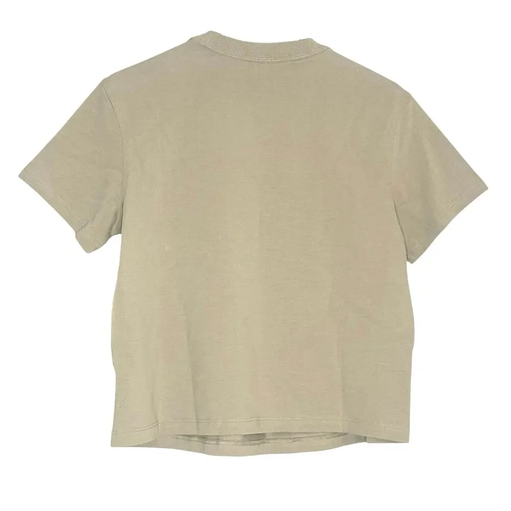 NWT Lululemon Relaxed-Fit Cotton Jersey T-Shirt *Graphic Sheer Oak Size 2 - Picture 2 of 6